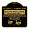 Signmission Reserved Parking for Building Maintenance Personnel Only Unauthorized Vehicles Towed, BG-1818-23129 A-DES-BG-1818-23129 - alternate 1